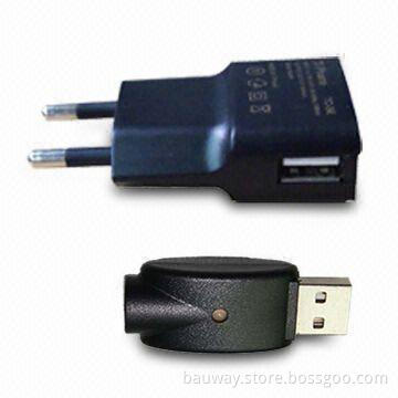 Electronic Cigarette Charger, Available in Various Flavors